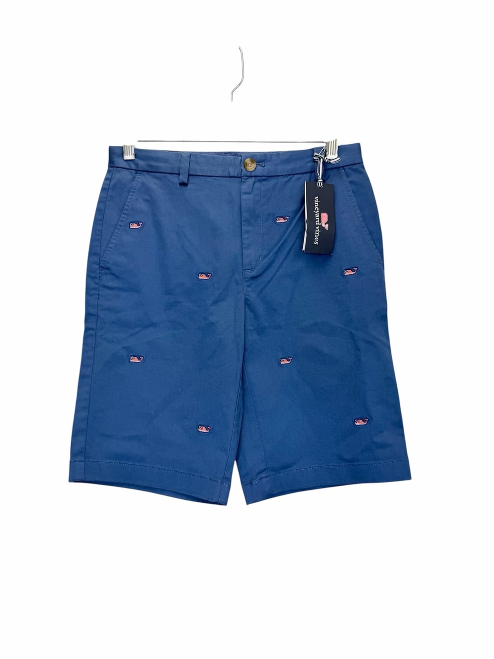NWT Vineyard Vines Boys USA Whale Breaker Shorts Embroidered Size 16